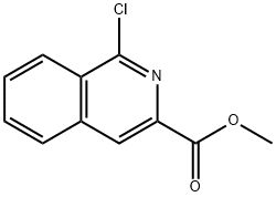 methyl 1-chloroisoquinoline-3-carboxylate Struktur