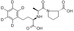 ENALAPRILAT-D5 (PHENYL-D5) Struktur