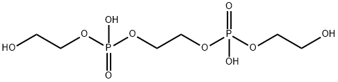 4,9-dihydroxy-3,5,8,10-tetraoxa-4,9-diphosphadodecane-1,12-diol 4,9-dioxide Struktur