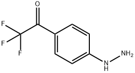 Ethanone, 2,2,2-trifluoro-1-(4-hydrazinophenyl)- (9CI) Struktur