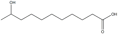 (+)-10-Hydroxyundecanoic acid Struktur