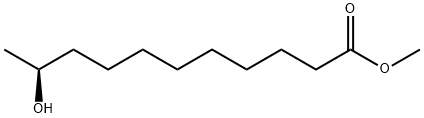 (+)-10-Hydroxyundecanoic acid methyl ester Struktur