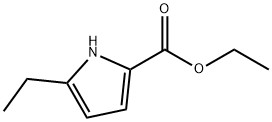 5-Ethyl-1H-pyrrole-2-carboxylic acid ethyl ester Struktur