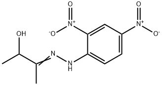 3-Hydroxy-2-butanone 2,4-dinitrophenyl hydrazone Struktur