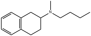 N-Butyl-1,2,3,4-tetrahydro-N-methyl-2-naphthalenamine Struktur