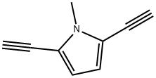 1H-Pyrrole, 2,5-diethynyl-1-methyl- (9CI) Struktur