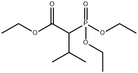 2-(DIETHOXYPHOSPHINYL)-3-METHYLBUTANOIC ACID ETHYL ESTER Struktur