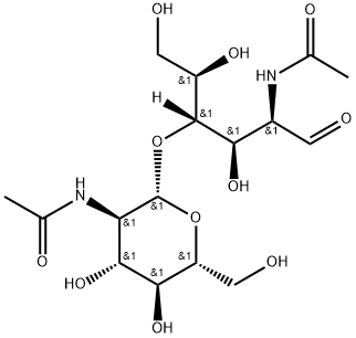 N,N'-Diacetylchitobiose Struktur