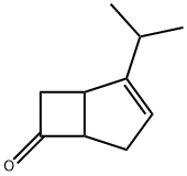 Bicyclo[3.2.0]hept-2-en-6-one, 2-(1-methylethyl)- (9CI) Struktur