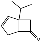 Bicyclo[3.2.0]hept-2-en-6-one, 1-(1-methylethyl)- (9CI) Struktur