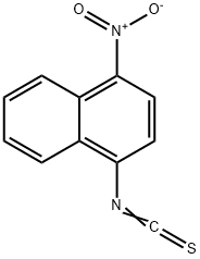 1-isothiocyanato-4-nitronaphthalene Struktur