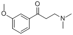 3-(dimethylamino)-3'-methoxypropiophenone  Struktur