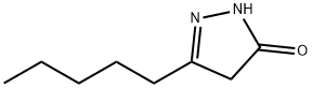 3H-Pyrazol-3-one,  2,4-dihydro-5-pentyl- Struktur