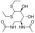 4,5-Di(acetylamino)-4,5-dideoxy-L-xylo-pentose diethyl dithioacetal Struktur