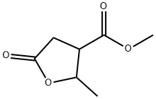 Tetrahydro-2-methyl-5-oxo-3-furancarboxylic acid methyl ester Struktur