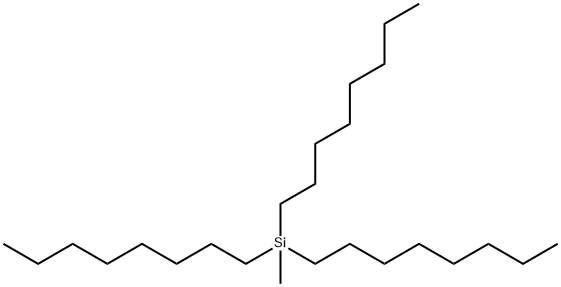 甲基三正辛基硅烷, 3510-72-3, 結(jié)構(gòu)式