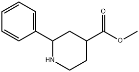 METHYL-2-PHENYL-PIPERIDINE-4-CARBOXYLATE Struktur