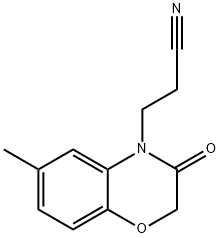 3-(6-METHYL-2H-1 4-BENZOXAZIN-3(4H)-ONE& Struktur