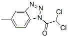 1H-Benzotriazole, 1-(dichloroacetyl)-5-methyl- (9CI) Struktur