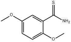 2,5-DIMETHOXY-THIOBENZAMIDE, 351065-79-7, 結(jié)構(gòu)式