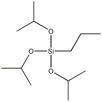 tris(1-methylethoxy)propylsilane Struktur