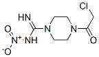 1-Piperazinecarboximidamide, 4-(chloroacetyl)-N-nitro- (9CI) Struktur