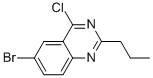 6-bromo-4-chloro-2-propyl-quinazoline Struktur