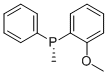 (R)-(2-METHOXYPHENYL)METHYLPHENYLPHOSPHINE Struktur