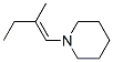 1-(2-Methyl-1-butenyl)piperidine Struktur