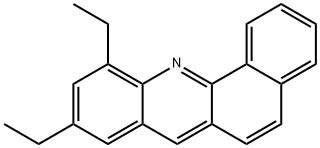 9,11-Diethylbenz[c]acridine Struktur