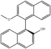 (S)-2'-Methoxy-[1,1']binaphthalenyl-2-ol Struktur