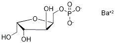 2,5-Anhydro-D-mannitol-1-phosphate, Barium Salt Hydrate Struktur