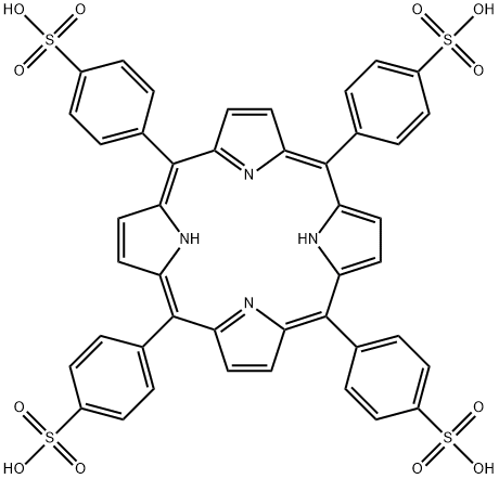 TPPS水和物 化學(xué)構(gòu)造式