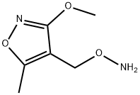 Isoxazole, 4-[(aminooxy)methyl]-3-methoxy-5-methyl- (9CI) Struktur