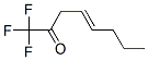 4-Octen-2-one,  1,1,1-trifluoro- Struktur