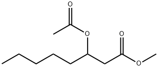 methyl 3-(acetoxy)octanoate Struktur