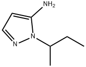 1-(仲丁基)-1H-吡唑-5-胺, 3524-19-4, 結(jié)構(gòu)式