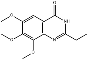 4(1H)-Quinazolinone,  2-ethyl-6,7,8-trimethoxy-  (9CI) Struktur