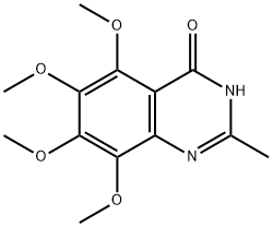 4(1H)-Quinazolinone,  5,6,7,8-tetramethoxy-2-methyl-  (9CI) Struktur