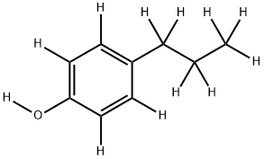 4-N-PROPYLPHENOL-D12 Struktur