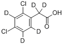 2,4-DICHLOROPHENOXY-3,5,6-D3-ACETIC-D2 ACID Struktur