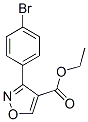 ETHYL 3-(4-BROMOPHENYL)ISOXAZOLE-4-CARBOXYLATE Struktur