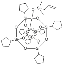 PSS-ALLYLDIMETHYLSILYLOXY-HEPTACYCLOPEN& Struktur