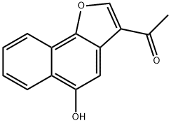 1-(5-HYDROXY-NAPHTHO[1,2-B]FURAN-3-YL)-ETHANONE Struktur