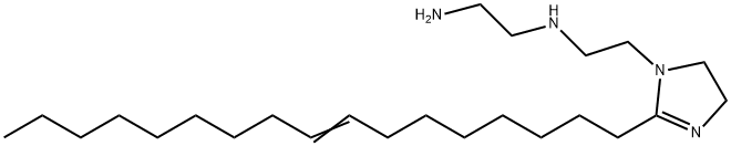 N-[2-[2-(8-heptadecenyl)-4,5-dihydro-1H-imidazol-1-yl]ethyl]ethylenediamine  Struktur