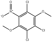 1,2,4-Trichloro-3,6-dimethoxy-5-nitrobenzene Struktur