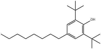 2,6-di-tert-butyl-4-octylphenol  Struktur