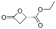 2-Oxetanecarboxylicacid,4-oxo-,ethylester,(2S)-(9CI) Struktur