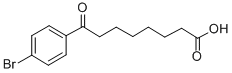 8-(4-BROMOPHENYL)-8-OXOOCTANOIC ACID Struktur