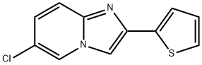 6-CHLORO-2-THIOPHEN-2-YL-IMIDAZO[1,2-A]PYRIDINE Struktur